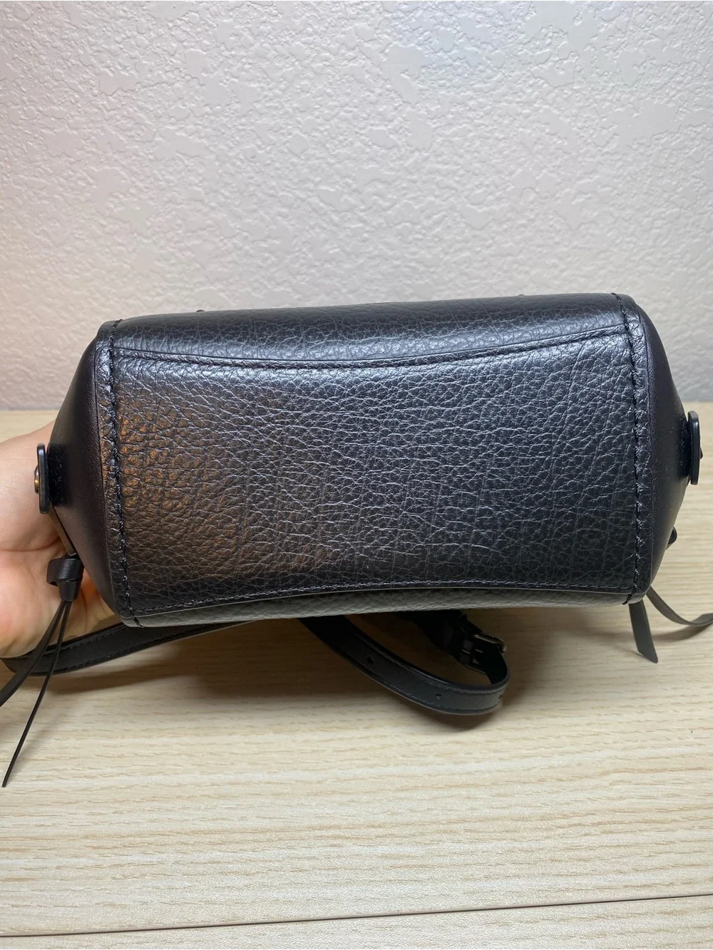 Coach Black Mini Faye Backpack